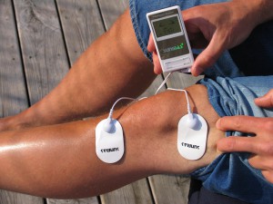 muskelstimulering knäled rehabilitering av knäont